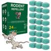 Natural Peppermint Rodent Repellent Balls 6 Packs, Plant-Based Mouse Deterrent Pellets, Camphor Alternative