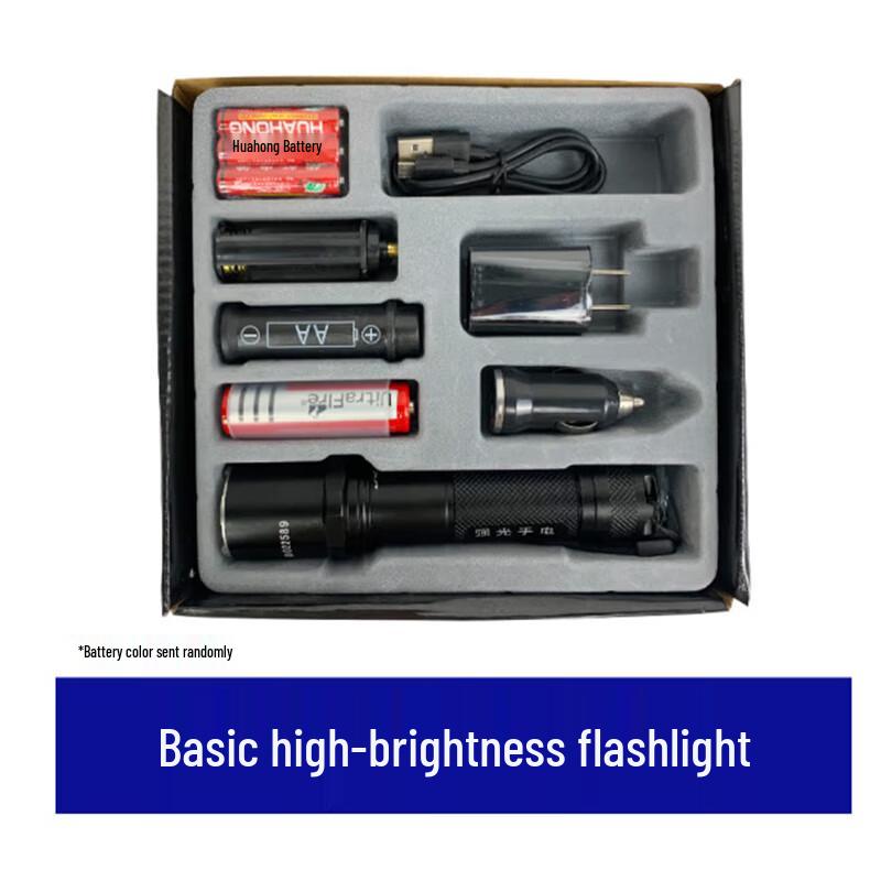 Jin Wan Fu Aluminum Alloy USB Rechargeable Flashlight