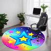 1pc Star Rainbow Chair Carpet for Office, Non-slip, Soft and Durable Office Rug, Perfect for Office Yy251227157