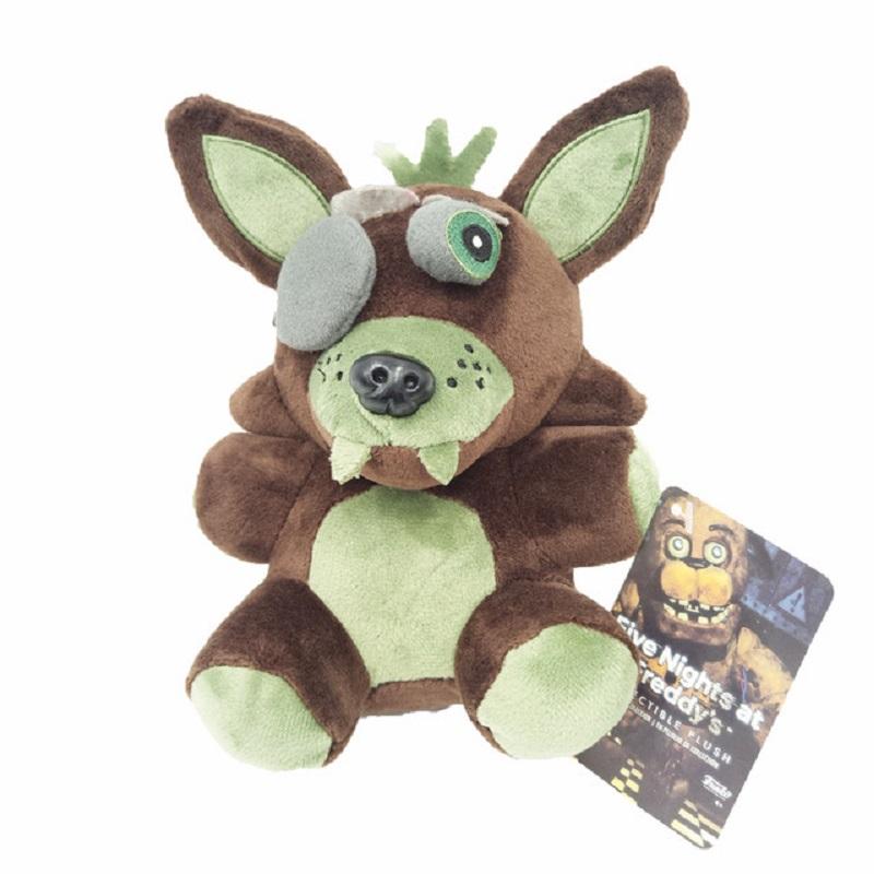 18cm FNAF Plyšáci Freddy Fazbear Medvěd Foxy Králík Bonnie Chica Plyšáci Hračky 5 Nocí u Freddyho Plyšáci Hračky Dárky