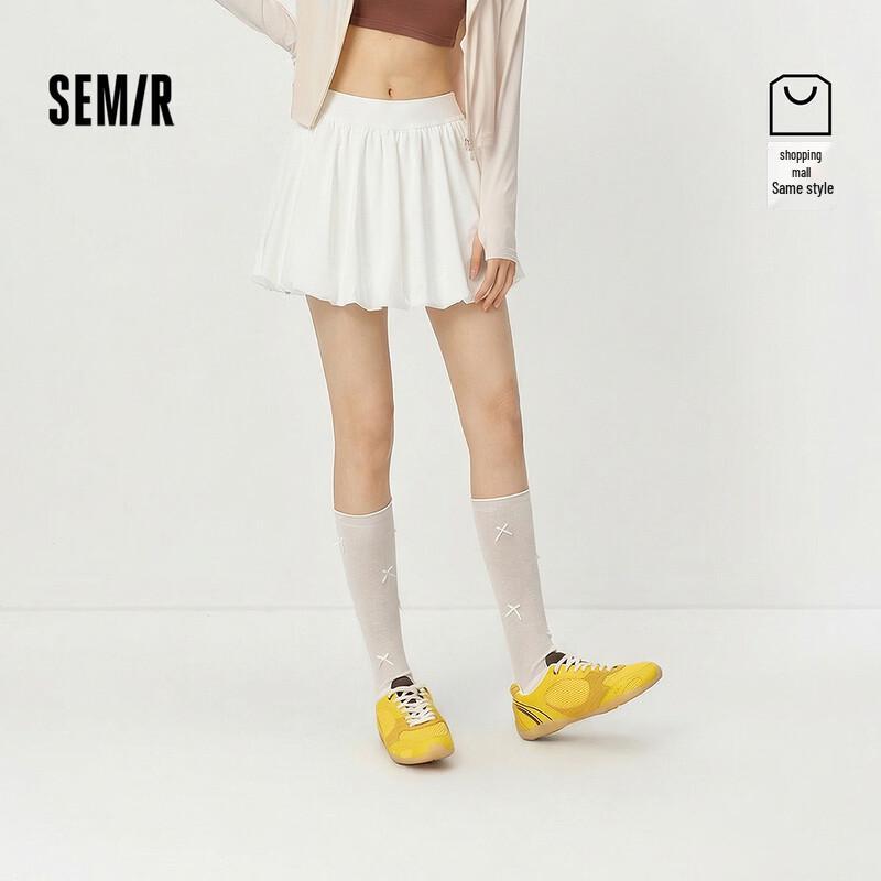Semir Women s Cooling Sporty Pleated A-Line Skirt L