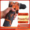 Two-Way Brushless Rechargeable Impact Drill - Compact Lithium Electric Hand Drill & Screwdriver.