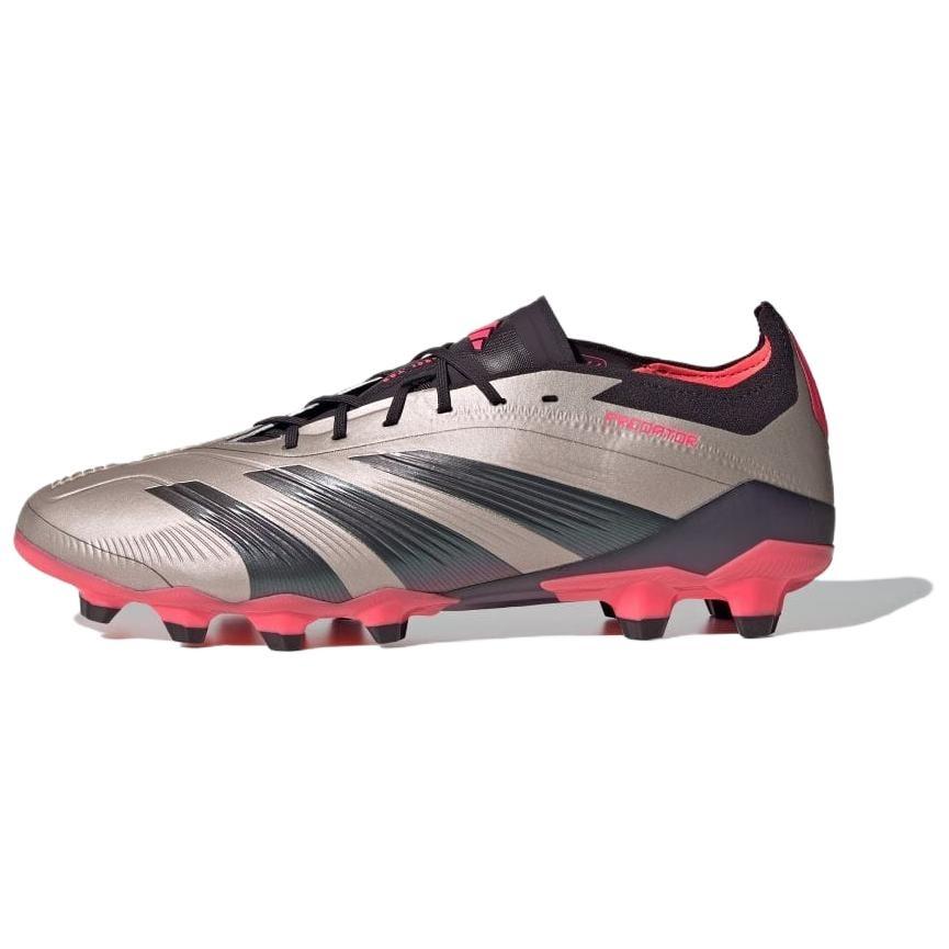 adidas Predator Elite Low HG AG  Platina Metallic Aurora Black Turbo  Men s IH5922 EU 40