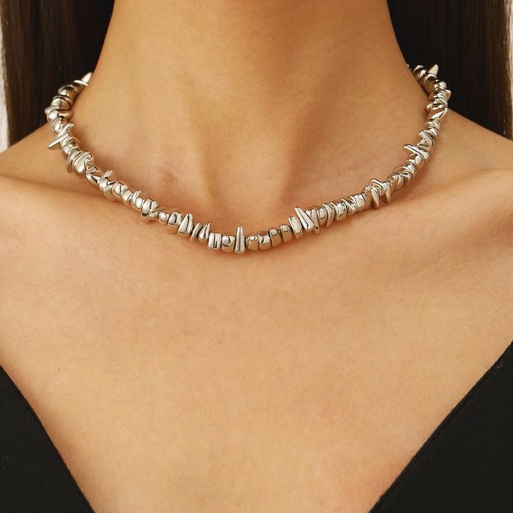 Fashion Necklace, Irregular Geometric Necklace