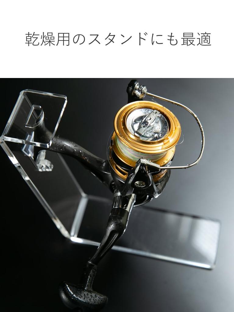 Amenist Spinning Reel Acrylic Display of 2 Reel Stand, (Set Stands) 004-310