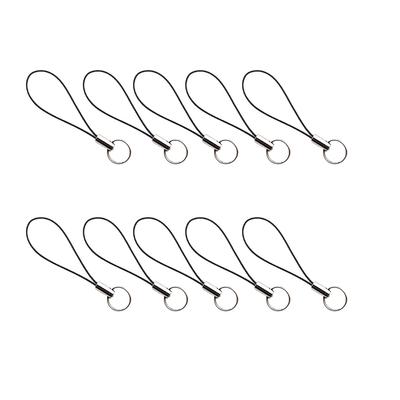10pcs Cordons Lanière Anti-Perte pour Téléphone Mobile DIY Cordons de Support Anneau pour Smartphone pour Dragonne Accessoires de Sac