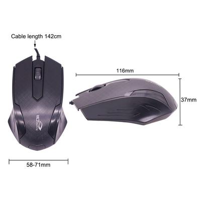 USB-kabelgebundene Maus Wiederaufladbare Computer-Büromauss