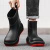 New Short Men's Rain Boots Non-slip Waterproof Man Rubber Shoes Comfortable Men's Fishing Boots Work Male Safety Shoes