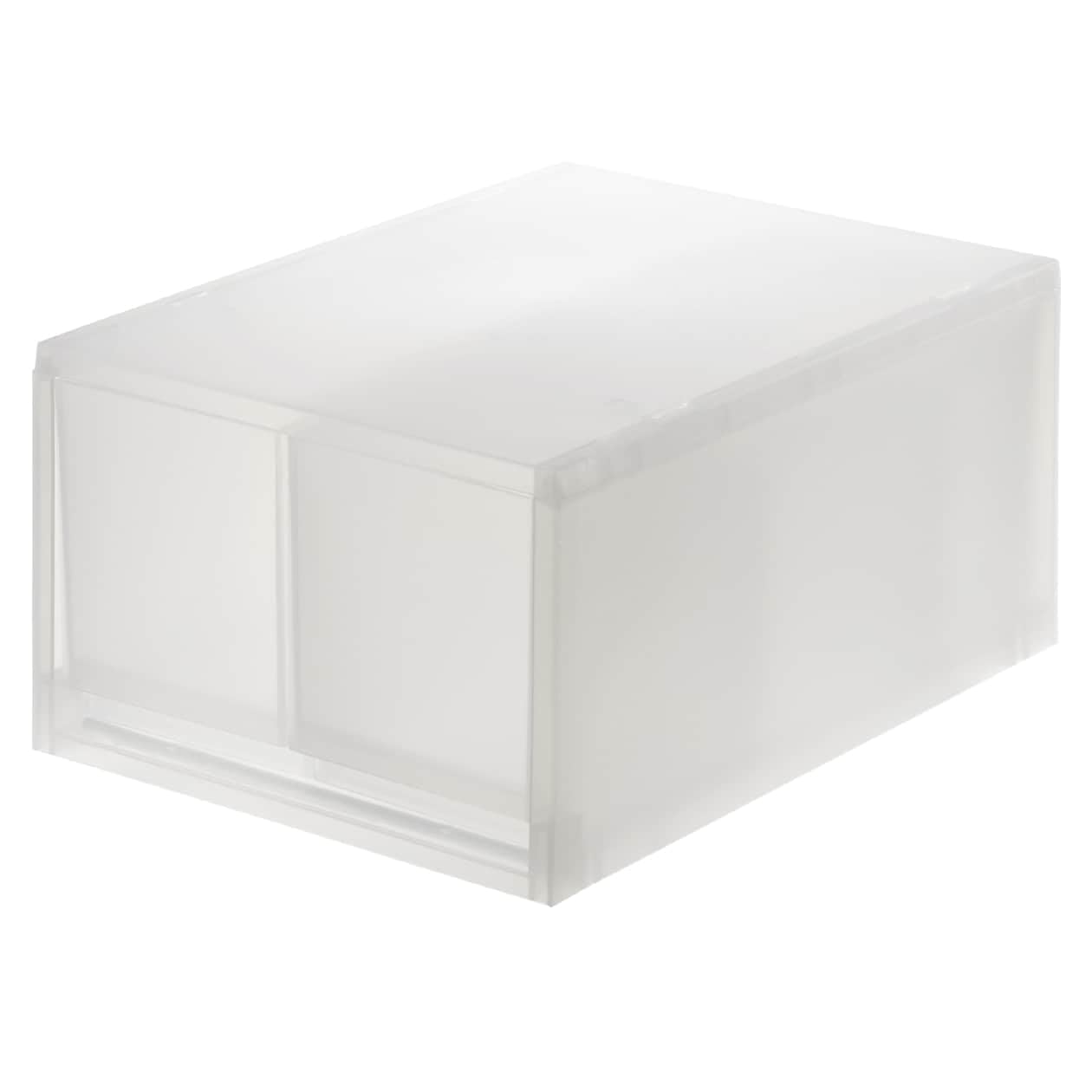 MUJI Контейнер для хранения мелких предметов из полипропилена 2 83831813, Большой, С ящиками,