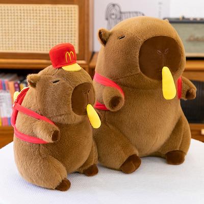 New French Fries Backpack Capybara Plush Doll Kola Kapibara Children's Toys Girls Gift