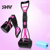 Portable Pet Waste Shovel Dog Pooper Scooper, Cleanup Tool with 20 Bags, Durable Poop Scooper Carry Case, Foldable for Yard, Lawn, Outdoor Use Walking