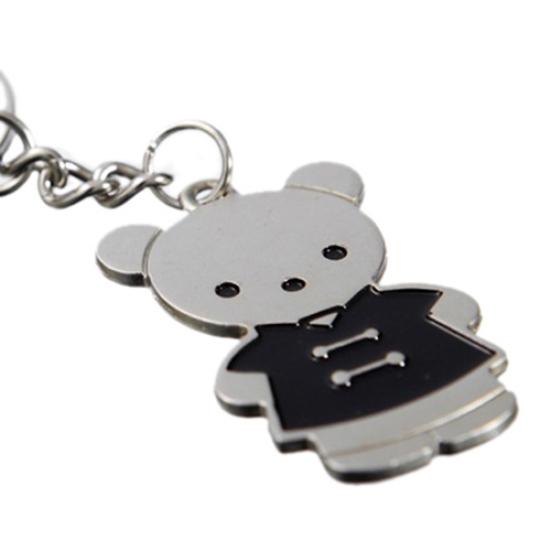 

1 пара, милый милый брелок для ключей с медведем, брелок для ключей, брелок для пары, любовник