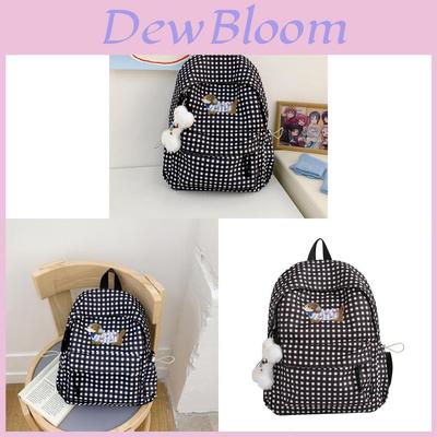 Double River Girl School Backpack With Nylon Material For Students And Casual Use