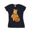 Winnie the Pooh Womens/Ladies Pumpkin Cotton Halloween T-Shirt