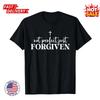 Men's Christian Faith T-Shirt No Perfect Just Forgiven Cross Graphic T-shirt