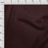oneOone Cotton Flex Black Fabric Dots Quilting Supplies Print Sewing Fabric By The Yard 40 Inch
