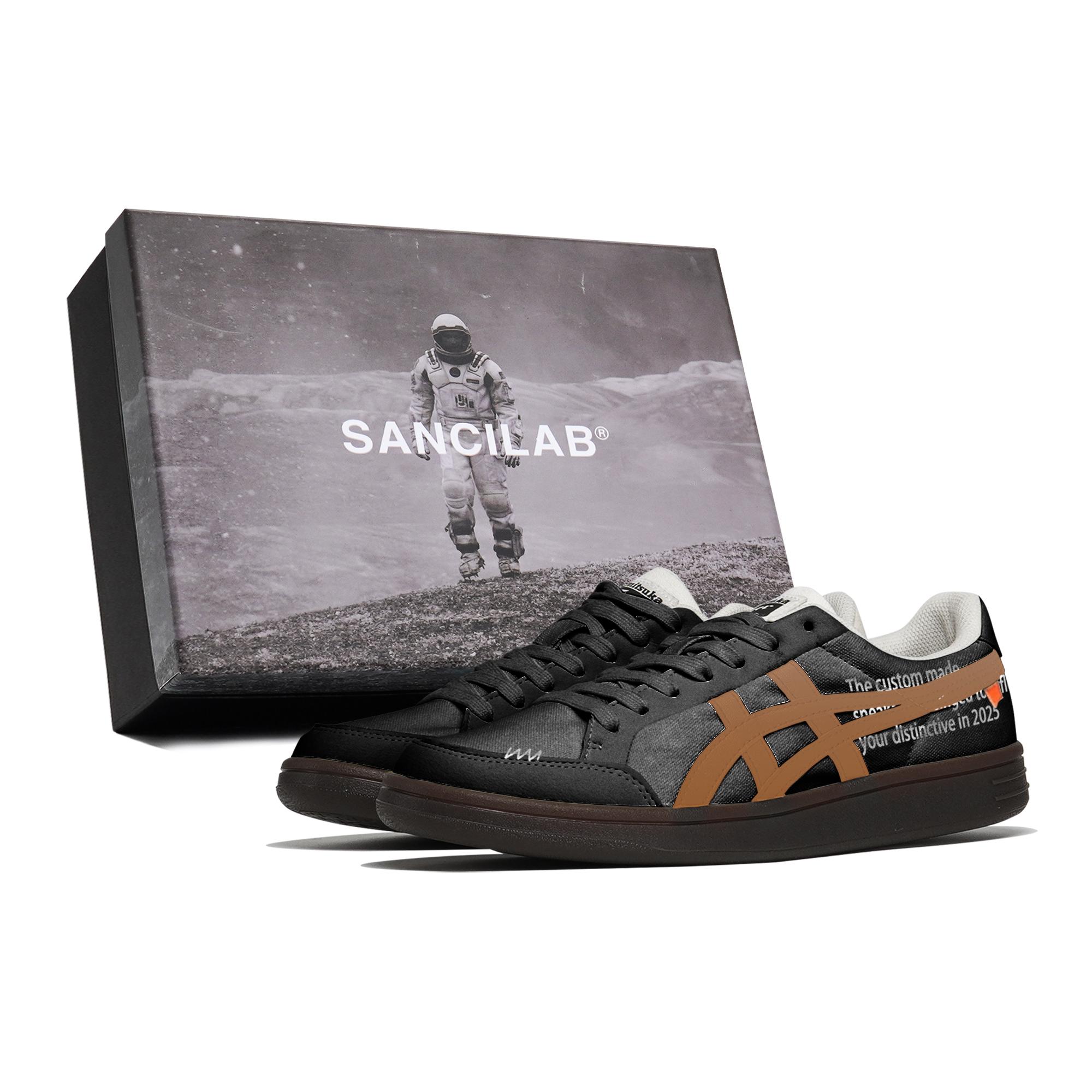 

Onitsuka Tiger Advanti Abrasion Resistant Abrasion Resistant Low top Skateboard Shoes Unisex Black Coffee 1183B799-101(Team578-S-BOX) 36