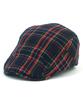 Yunibeosyeolkemiseuteuli Punk Check Navy Hunting Cap