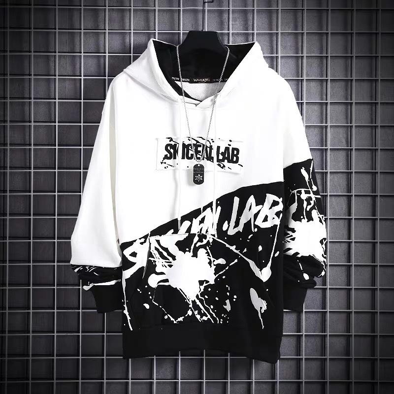 Herren Lockerer Mode Langarm Hip Hop Pullover Hoodie - Paar-Stil Top Hoodies