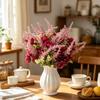 Silks Artificial Flowers Chrysanthemum High Quality Wedding Wreath Home Room Table Decora Ornament Bridal Bouquet Vase Diy Gifts