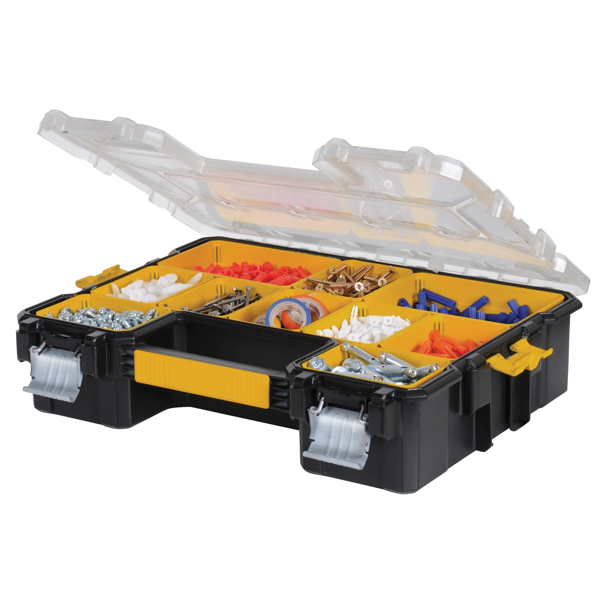

DeWalt DWST14825 10-Compartment Deep Pro Part/Tool Organizer with Metal Latch