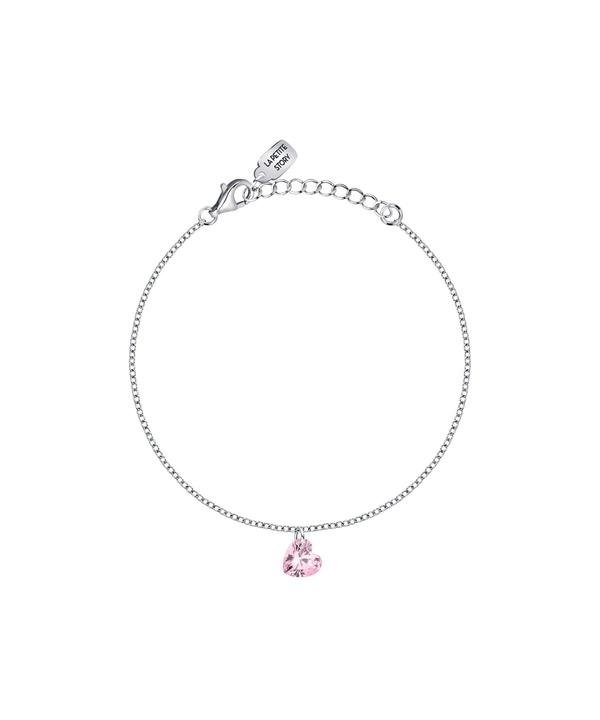 

La Petite Story Silver Bracelet With White And Pink Zircon LPS05AWV56 For Women