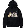 Japanese Animation Autumn Hoodie Fashion Design Men's Women's Sweatshirt Fleece Oversized Couples Streetwear Hoodies