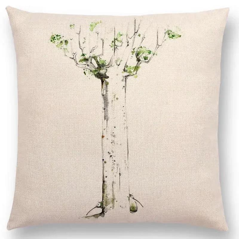 Lustige Cartoon Schurken Tiere Sofa Kissenbezug Eichhörnchen Hase Maus Flamingo Fuchs Hund Eule Vogel Tom und Jerry Kissenbezug