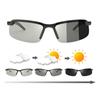 Polarized Photochromic Outdoor Driver Sunglasses for Men Women Anti Glare UV400 Protection for Day Night Driving Sun Glasses
