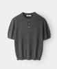 INDUST Crop Muscle Henley Neck Half Knit_4 Colors