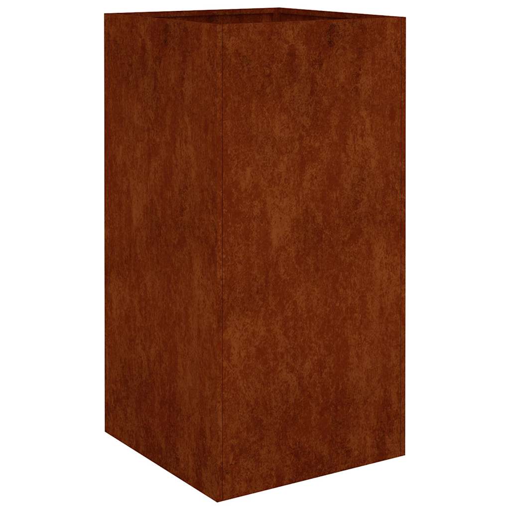 Plant Pot 40x40x80 Cm Corten Steel
