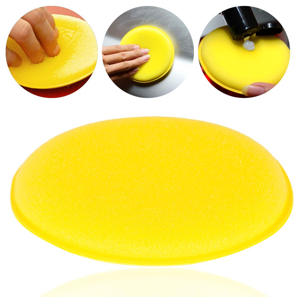 Car Round Waxing Polish Sponges 10Pcs High Density Foam Applicator Pads Curing Polishing Wash Tools Auto Cleaning Accessories
