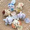 Chiikawa Hachiware Hand Holding Magnetic Plush Keychain With Cartoon Animal Design For Backpack Decor