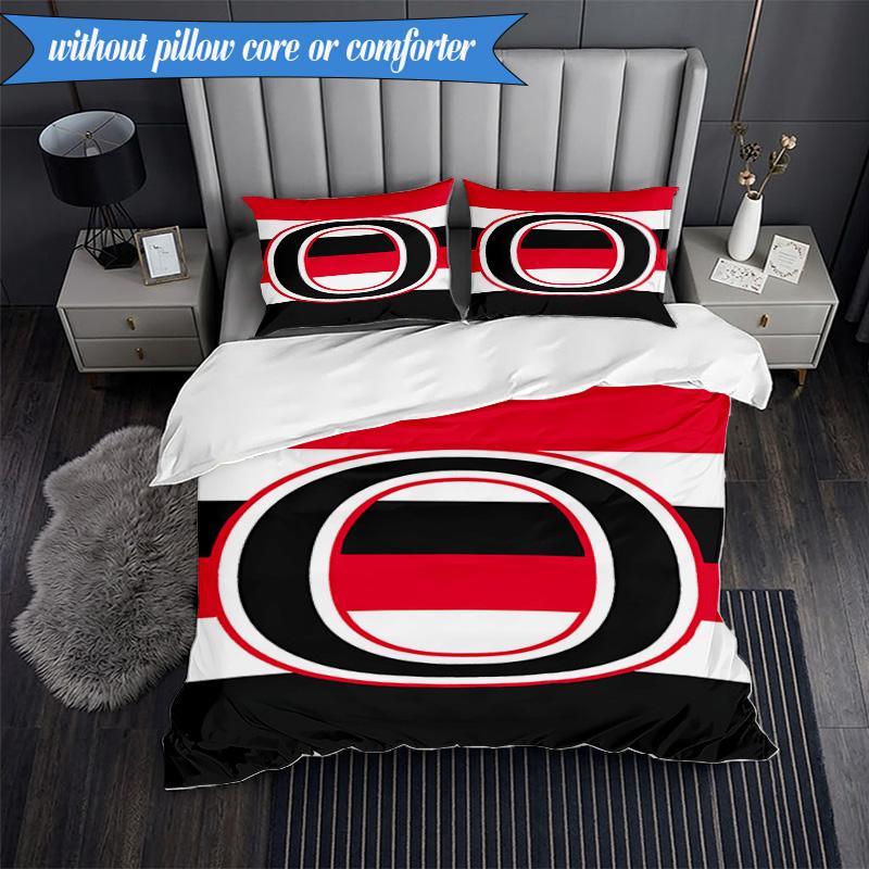 3PCS Senators Heritage Bedding Set,Including 1pc Duvet Cover And 2pcs Pillowcases Perfect for Bedroom, Dormitory, Fan Christmas gift
