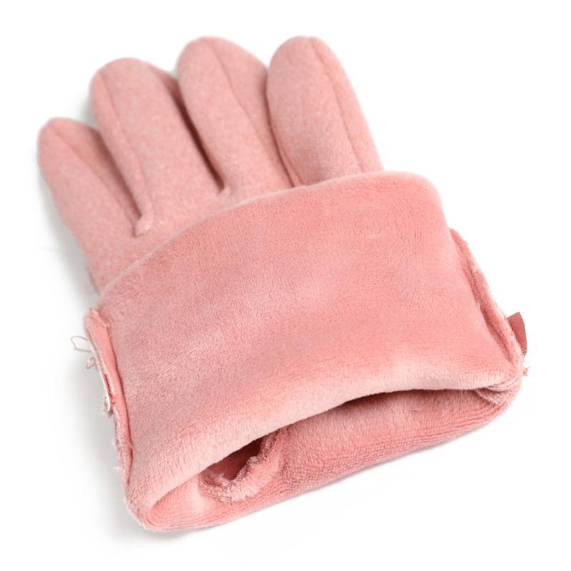New Fashion Winter Gloves Warm Touch Screen Riding Windproof Internal Plush Warm Elegant Female Glove Women Solid Outdoor Gloves