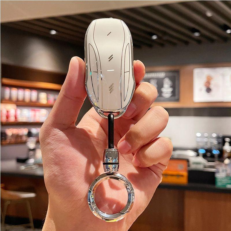 Tpu Car Key Case For Saic Im Zhiji Ls7 L7 Pro Ls6 L6 Ls9 Max Accessories Keychain Remote Cover Shell Ring Holder Fob Housing