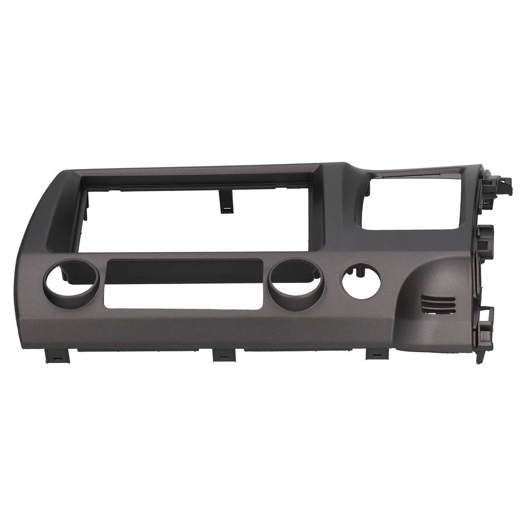 2Din Stereo Radio Fascia DVD Audio Navigation Panel Frame Gray for Honda Civic 2006?2011 RHD