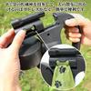 Coollooda Dog Retractable Double for Two 3m with LED Garbage Bag Suitable for Multiple Automatic for and Large Night Walks Leash, Leash, Dogs,