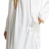 Embroidered Stand-Up Collar Robe, Model TH819