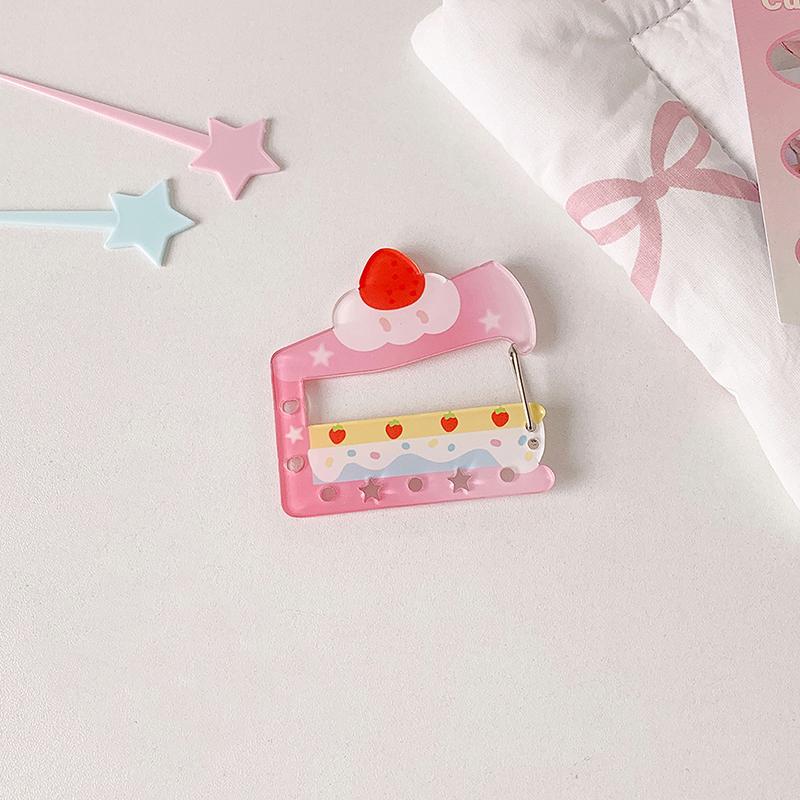 1PC DIY Accessories Cute Ornament Bag Charms Bag Pendants Clear Acrylic Keychain Funny Keyring Y2K Pendants Creative Multicolor