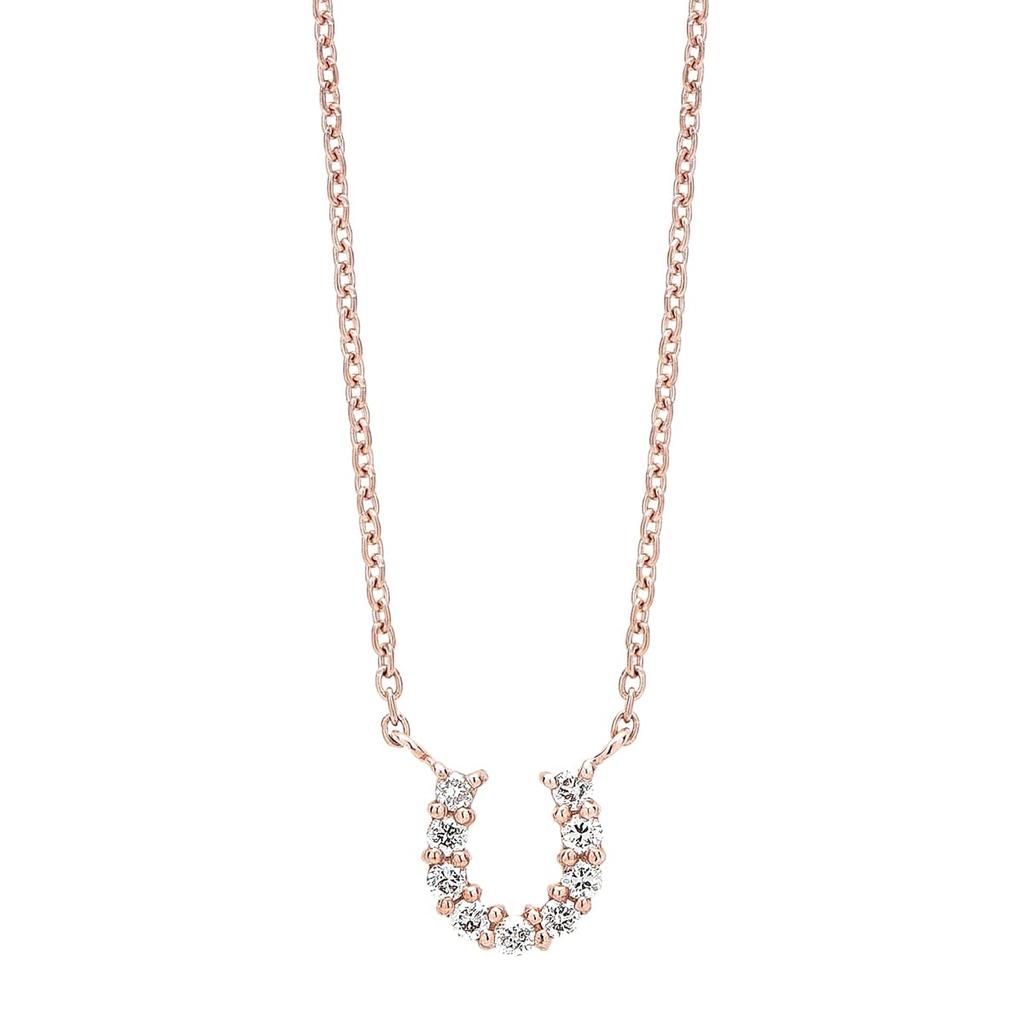 ESTELLE Diamond 10K Pink Gold Necklace 0344-0192-0018-0000