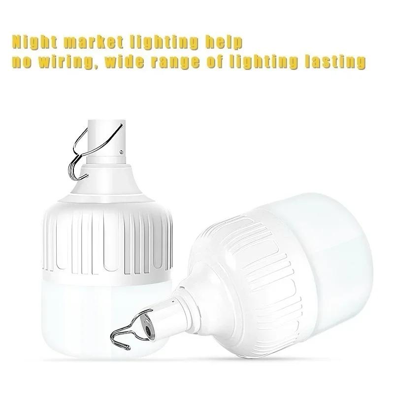 Portable Tent Lamp Battery Lantern Camping Light Outdoor Bulb Emergency Lights for Patio Porch Garden