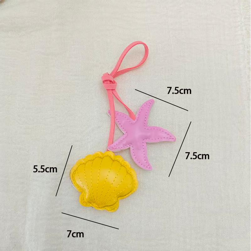 Novel & Unique Handmade Pendant, PU Leather Creative Bag Accessory, Car Rearview Mirror Decoration