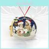 Beautiful Blue Heart Shaped Couple's Resin Handheld Christmas Tree Ornament Decoration