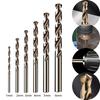 6pcs HSS M35 Cobalt Drill Bits Set Round Shank Drill Bit For Wood &Metal Stainless Steel Iron Drilling Hole Opening Tools