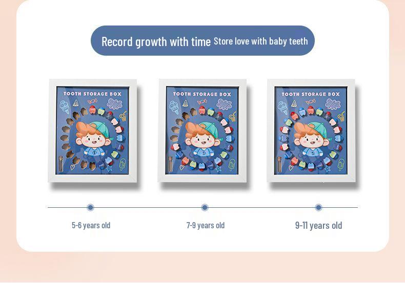 Children's Tooth Storage & Keepsake Box: Boy/Girl Baby Tooth Collection