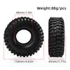 4pcs 1.9 inch RC Crawler Tire for 1/10 TRX4 TRX6 Axial SCX10 II 90046 III AXI03007 Gen7/8 D90 VS4-10 MST HSP RC Crawler Car
