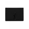 Saint Laurent Cassandra Monogram Caviar Black Cardholder Bty0u 485631