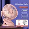 USB Rechargeable Mini Fan for Office, Dorm, Bedside, and Kitchen