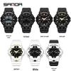 Sanda Luminous Unisex Multifunctional Casual Electronic Watch